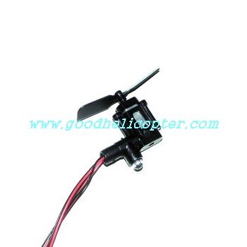lh-1102 helicopter parts tail motor + tail motor deck + tail blade + tail light - Click Image to Close